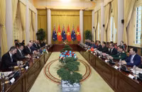 Những hình ảnh Chủ tịch nước Võ Văn Thưởng đón Toàn quyền Australia David Hurley