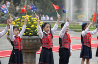 Những hình ảnh Chủ tịch nước Võ Văn Thưởng đón Toàn quyền Australia David Hurley