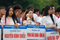 Ngắm 100 nữ sinh khoe sắc tại Giải bóng đá Trung học phổ thông lớn nhất Hà Nội