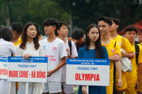 Ngắm 100 nữ sinh khoe sắc tại Giải bóng đá Trung học phổ thông lớn nhất Hà Nội