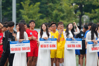 Ngắm 100 nữ sinh khoe sắc tại Giải bóng đá Trung học phổ thông lớn nhất Hà Nội