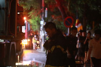 Những hình ảnh lính cứu hỏa Hà Nội bị thương, kiệt sức sau nhiều giờ chữa cháy 