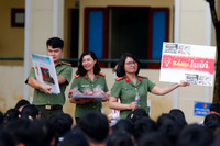 Tuyên truyền nhận biết, phòng chống ma túy cho gần 1.500 học sinh tại huyện Quốc Oai