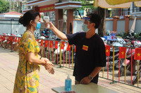 [Ảnh] Chủ động phòng chống dịch Covid-19 trong ngày bầu cử