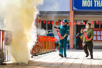 [Ảnh] Chủ động phòng chống dịch Covid-19 trong ngày bầu cử