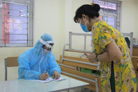 [Ảnh] Chủ động phòng chống dịch Covid-19 trong ngày bầu cử