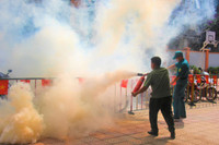 [Ảnh] Chủ động phòng chống dịch Covid-19 trong ngày bầu cử