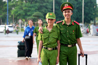 Khởi động trại hè trải nghiệm ‘Học làm chiến sĩ công an’