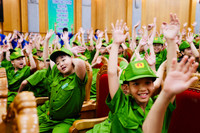 Khởi động trại hè trải nghiệm ‘Học làm chiến sĩ công an’