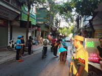 Hà Nội: Lực lượng Bảo vệ an ninh trật tự ở cơ sở sát cánh cùng nhân dân vượt qua khó khăn trong bão lũ