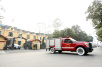 Những hình ảnh Công an Hà Nội ra quân tấn công trấn áp tội phạm dịp Tết Nguyên đán Ất Tỵ 2025