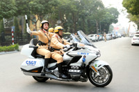 Những hình ảnh Công an Hà Nội ra quân tấn công trấn áp tội phạm dịp Tết Nguyên đán Ất Tỵ 2025