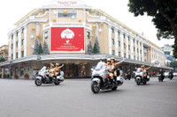 Những hình ảnh Công an Hà Nội ra quân tấn công trấn áp tội phạm dịp Tết Nguyên đán Ất Tỵ 2025