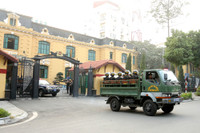 Những hình ảnh Công an Hà Nội ra quân tấn công trấn áp tội phạm dịp Tết Nguyên đán Ất Tỵ 2025