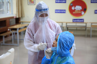 Diễn tập phòng chống dịch Covid-19, sẵn sàng cho kỳ thi tốt nghiệp THPT 