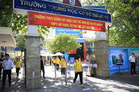 Diễn tập phòng chống dịch Covid-19, sẵn sàng cho kỳ thi tốt nghiệp THPT 