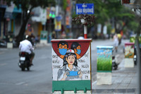 Thông điệp phòng chống Covid-19 qua những... bốt điện