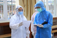 Diễn tập phòng chống dịch Covid-19, sẵn sàng cho kỳ thi tốt nghiệp THPT 