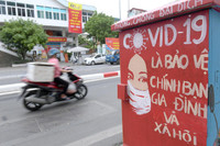 Thông điệp phòng chống Covid-19 qua những... bốt điện