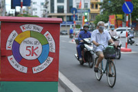 Thông điệp phòng chống Covid-19 qua những... bốt điện