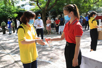 Diễn tập phòng chống dịch Covid-19, sẵn sàng cho kỳ thi tốt nghiệp THPT 