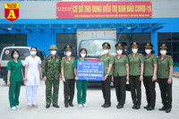 Phụ nữ Công an Thủ đô vào tâm dịch “chia lửa” cùng Bắc Giang 