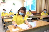 Diễn tập phòng chống dịch Covid-19, sẵn sàng cho kỳ thi tốt nghiệp THPT 