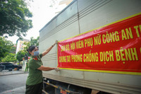 Phụ nữ Công an Thủ đô chung tay giúp bà con Bắc Giang tiêu thụ nông sản