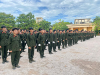 Xem màn phô diễn kỹ năng PCCC&CNCH của các chiến sĩ nghĩa vụ