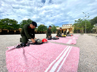 Xem màn phô diễn kỹ năng PCCC&CNCH của các chiến sĩ nghĩa vụ