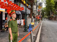 Công an Hà Nội triển khai phương án đảm bảo an ninh trật tự chương trình hợp luyện lần I sự kiện A80