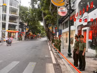 Công an Hà Nội triển khai phương án đảm bảo an ninh trật tự chương trình hợp luyện lần I sự kiện A80
