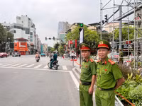Công an Hà Nội triển khai phương án đảm bảo an ninh trật tự chương trình hợp luyện lần I sự kiện A80