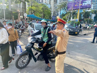 Sẵn sàng ứng trực, đảm bảo trật tự an toàn giao thông cho người dân sau nghỉ lễ