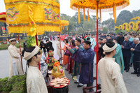 Cận cảnh những hình ảnh nghi lễ “Tống cựu nghinh tân” ở Hà Nội