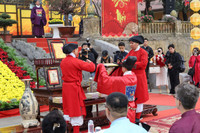 Cận cảnh những hình ảnh nghi lễ “Tống cựu nghinh tân” ở Hà Nội