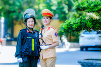 Vẻ đẹp mạnh mẽ, cá tính của những nữ Công an Thủ đô