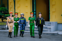 Vẻ đẹp mạnh mẽ, cá tính của những nữ Công an Thủ đô