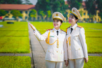 Vẻ đẹp mạnh mẽ, cá tính của những nữ Công an Thủ đô