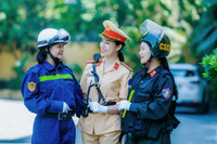 Vẻ đẹp mạnh mẽ, cá tính của những nữ Công an Thủ đô