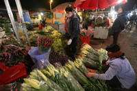 Xuyên đêm lạnh, tiểu thương chợ hoa Quảng Bá mưu sinh