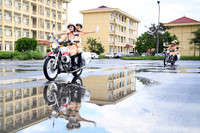 Những nữ cảnh sát giao thông xinh đẹp sẽ dẫn đoàn, phục vụ Đại hội Đảng