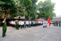 Sôi nổi Giải bơi ứng dụng nghiệp vụ năm 2023 của Công an Hà Nội