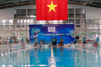 Sôi nổi Giải bơi ứng dụng nghiệp vụ năm 2023 của Công an Hà Nội