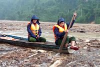 Lực lượng công an nỗ lực tìm kiếm, cứu nạn người mất tích bằng đường thủy