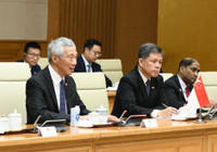 Chùm ảnh lễ đón Thủ tướng Singapore Lý Hiển Long tại Hà Nội 