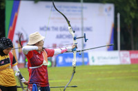 Xem nữ cung thủ xinh đẹp của Việt Nam trổ tài tại SEA Games 31 