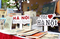 Trải nghiệm Hội sách tại không gian phố đi bộ khu vực hồ Hoàn Kiếm