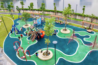 Trẻ em thích thú vui chơi, trải nghiệm tại Cung Thiếu nhi