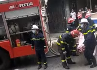 [Ảnh] Hiện trường vụ cháy nhà làm 4 người tử vong ở phố Tam Khương